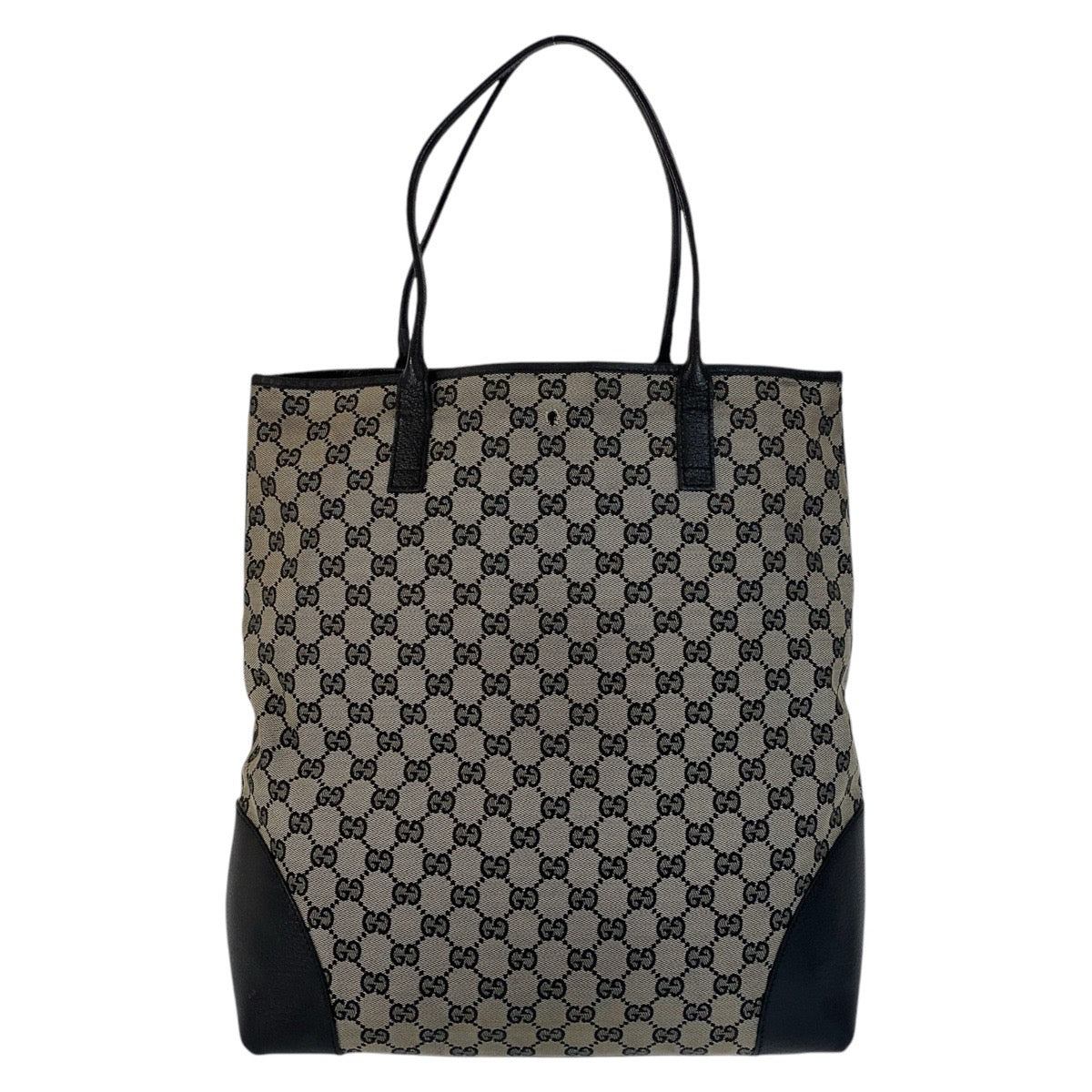 GUCCI Tote Bag 263345 GG canvas gray black black