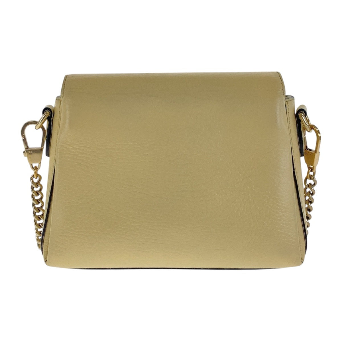 GUCCI Shoulder Bag 607720 leather Ivory Gold Metal Interlocking