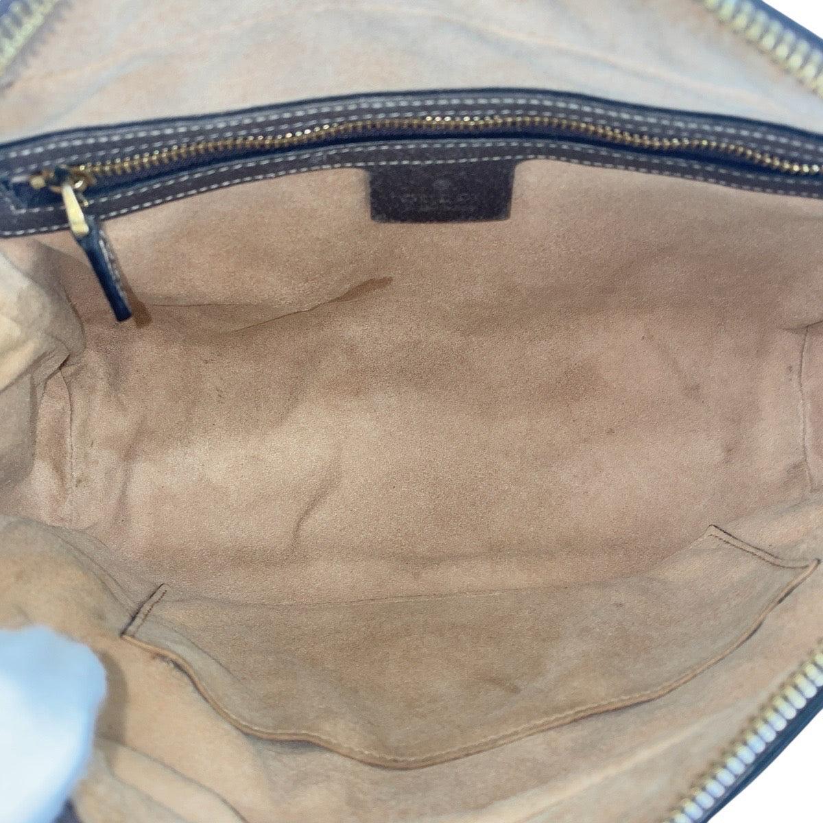 GUCCI Shoulder Bag 517060 GG Supreme Canvas Beige Gold Metal Sherry Line Ophidia