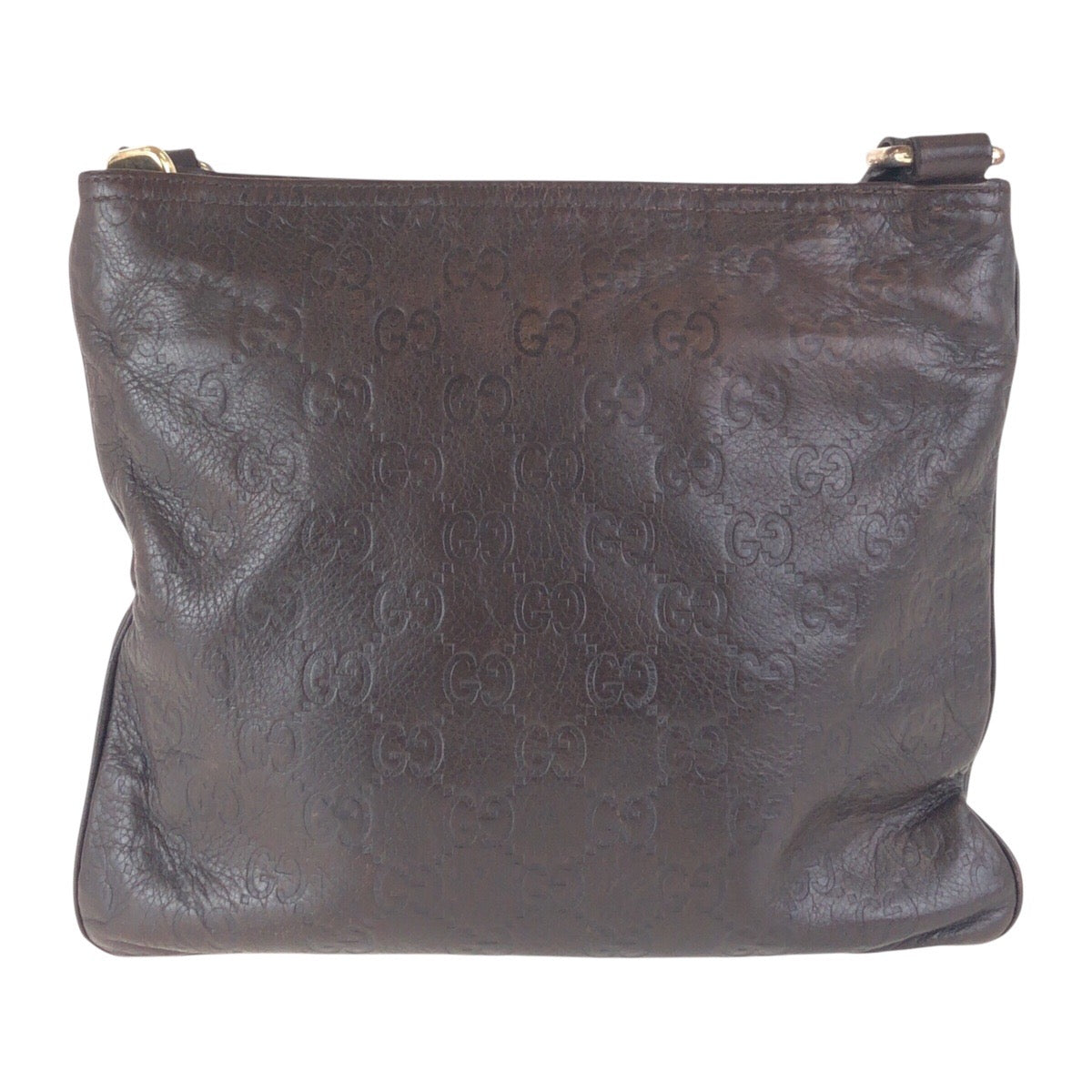 GUCCI Shoulder Bag 20 6 leather Brown Sima