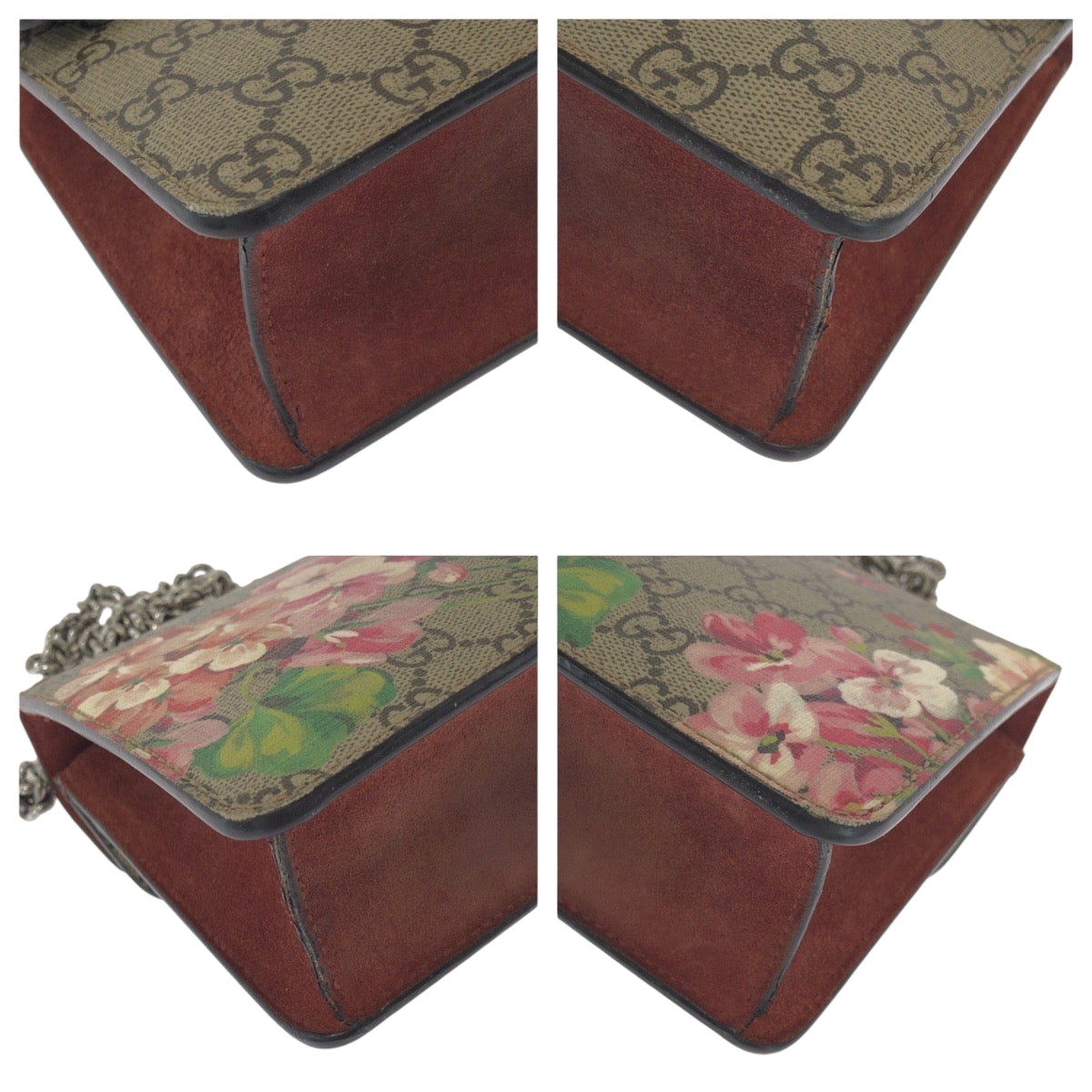GUCCI Shoulder Bag 421970 GG Supreme Canvas multicolor GG Blooms Dionysus