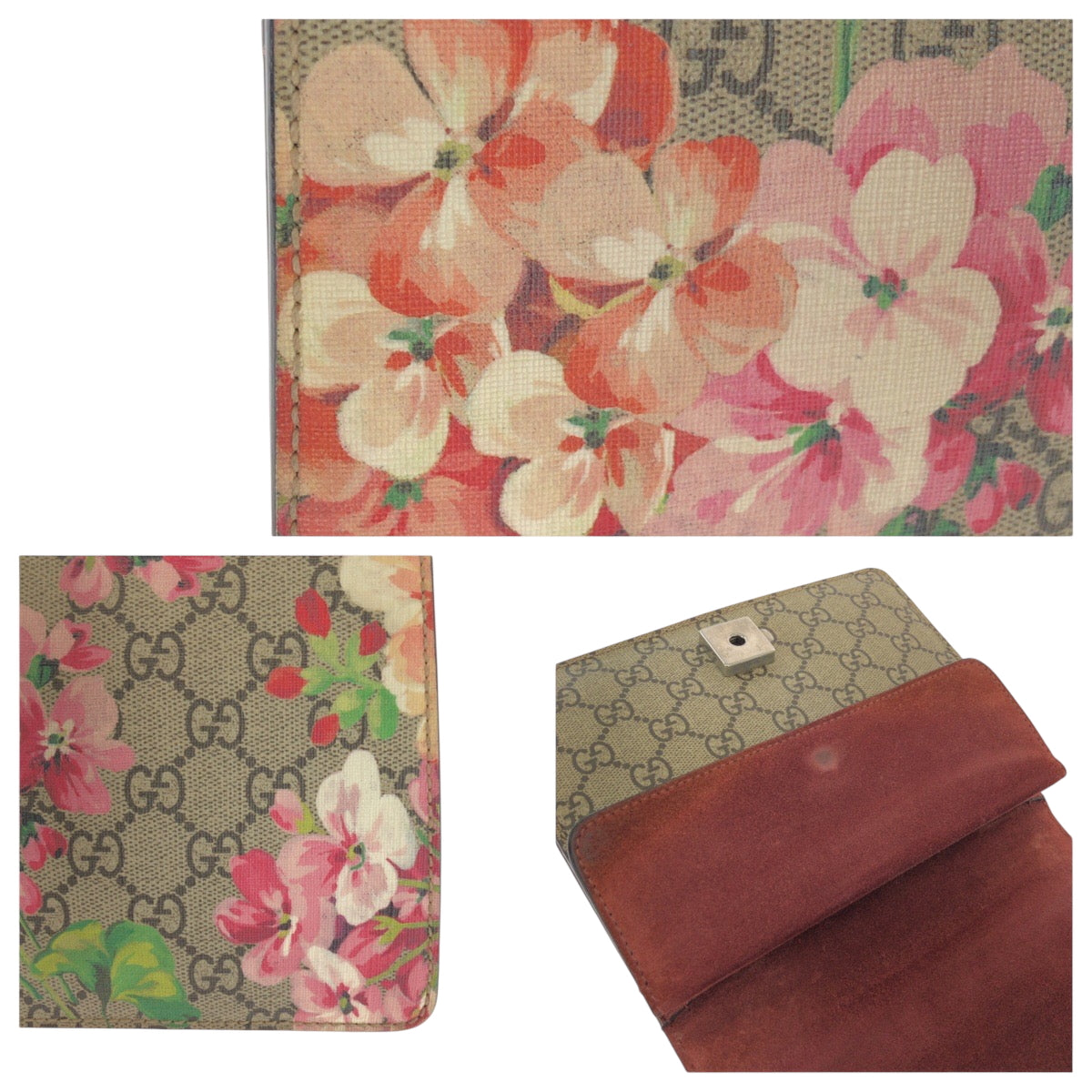 GUCCI Shoulder Bag 421970 GG Supreme Canvas multicolor GG Blooms Dionysus