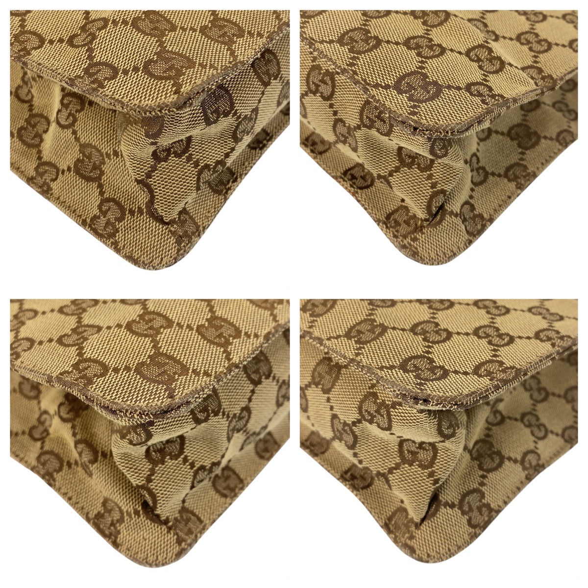 GUCCI Shoulder Bag 120841 GG canvas beige