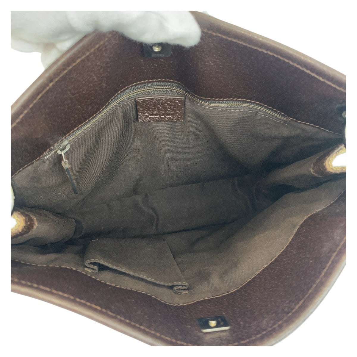 GUCCI Shoulder Bag 120841 GG canvas beige