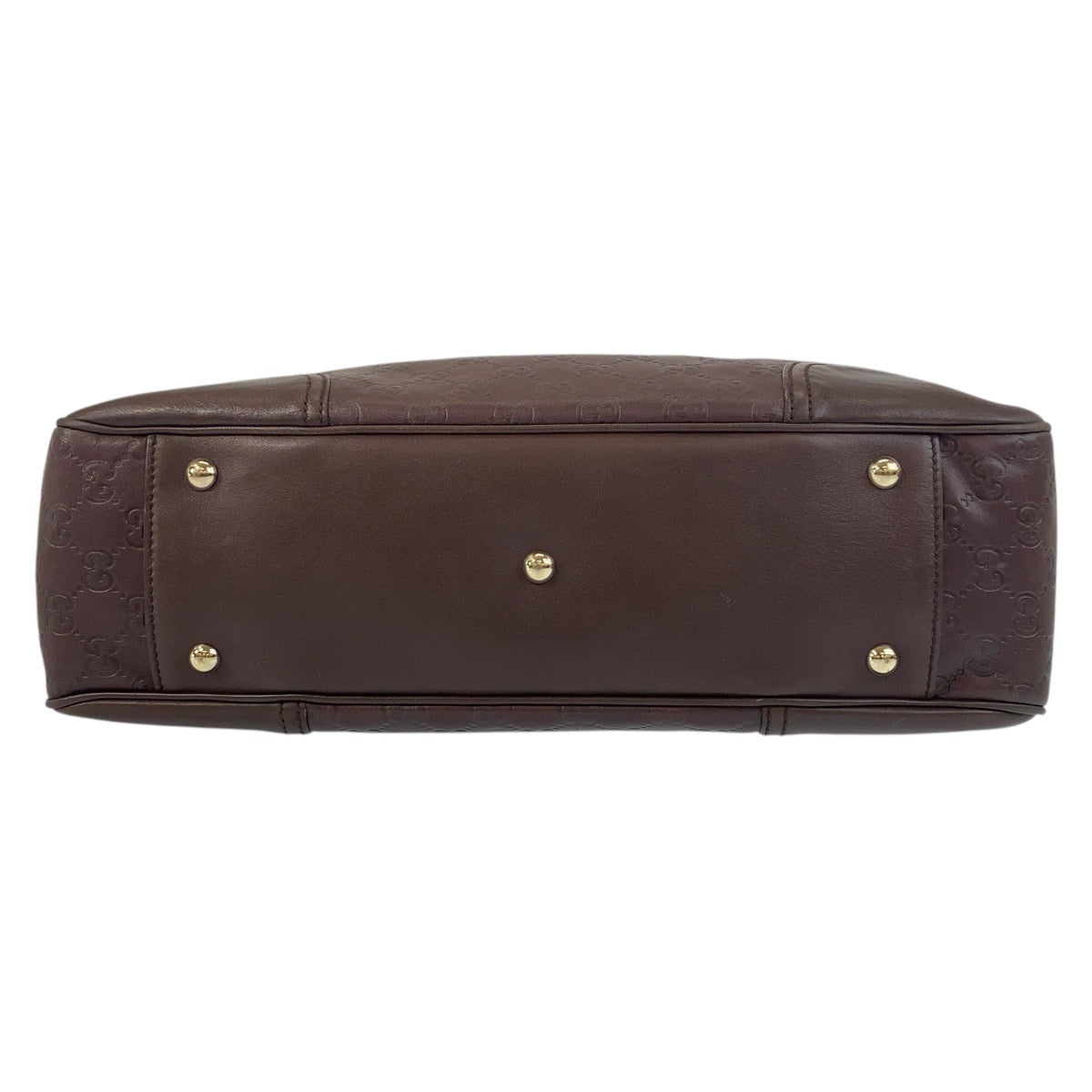 GUCCI Tote Bag 163805 leather Brown Guccishima Princey