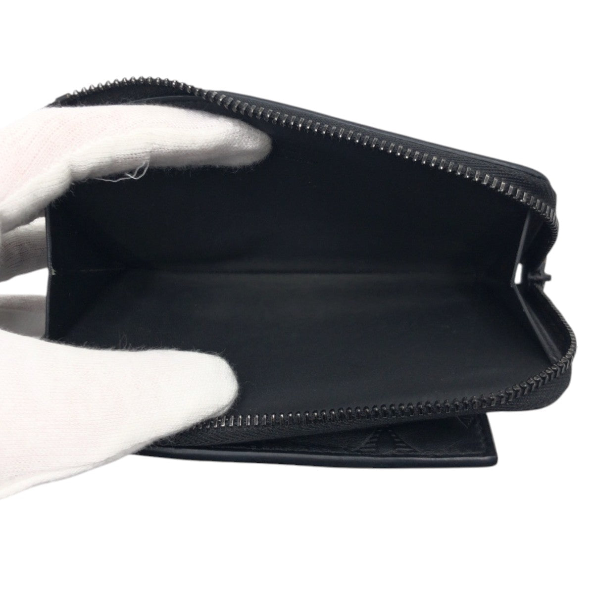 LOUIS VUITTON Coin case M82526 leather black Monogram hybrid wallet