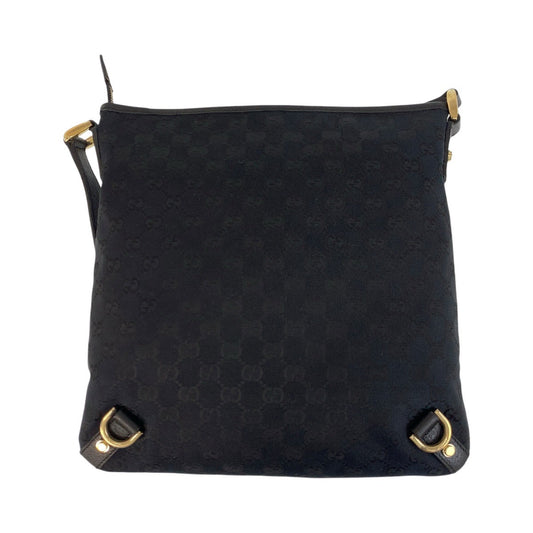 GUCCI Shoulder Bag 131326 GG canvas black Abbey