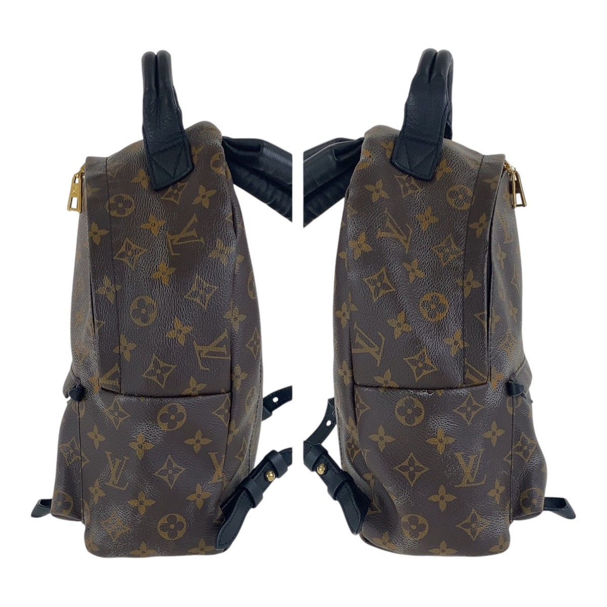 LOUIS VUITTON Backpack M44871 PVC Brown Monogram Palm Springs PM