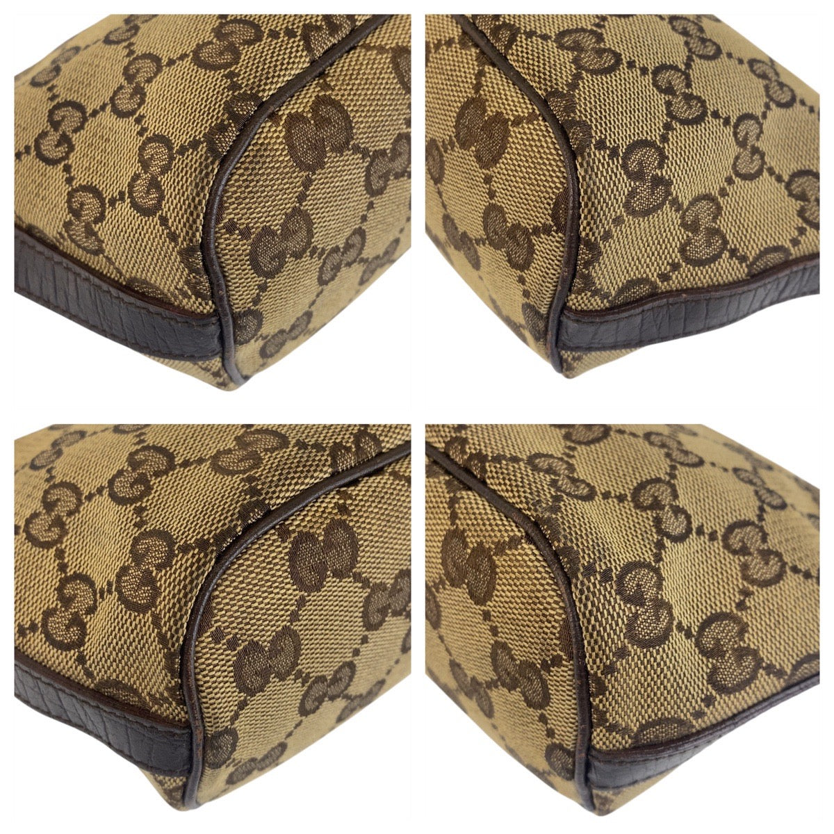 GUCCI Handbag 141809 GG canvas beige Sherry line