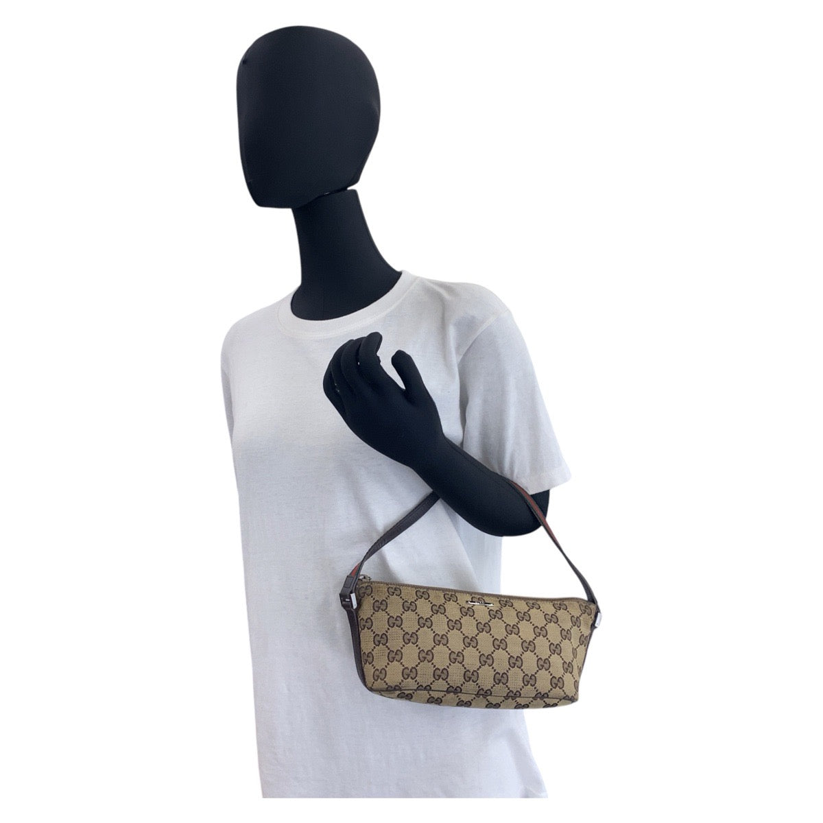 GUCCI Handbag 141809 GG canvas beige Sherry line
