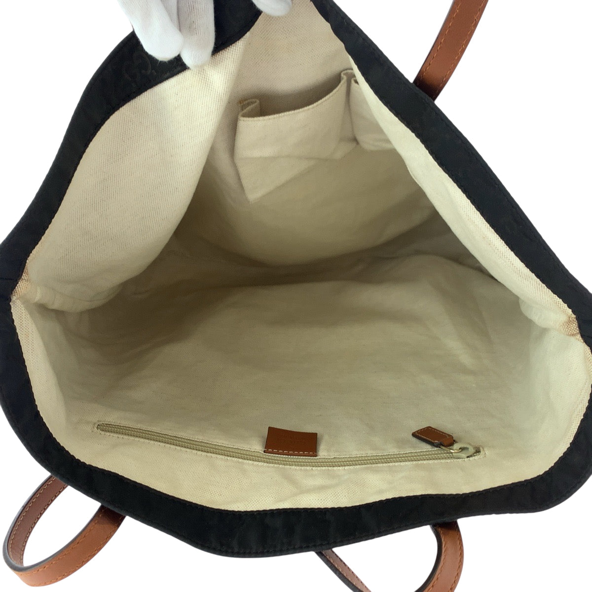 GUCCI Tote Bag 524947 Nylon Dark brown