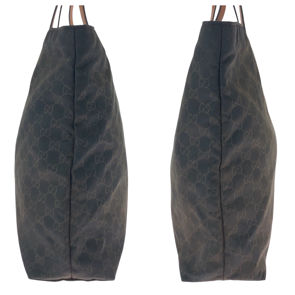 GUCCI Tote Bag 524947 Nylon Dark brown