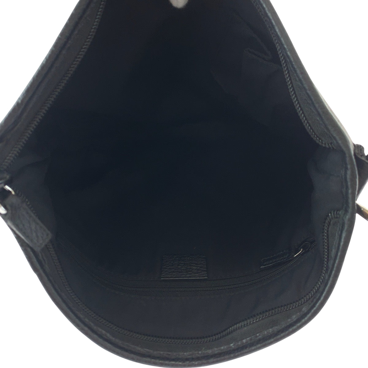 GUCCI Shoulder Bag 268642 GG canvas Black SilverMetal Abbey