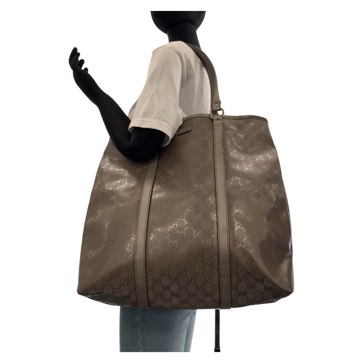 GUCCI Tote Bag 223668 GG canvas Brown GG implementation GG implementation