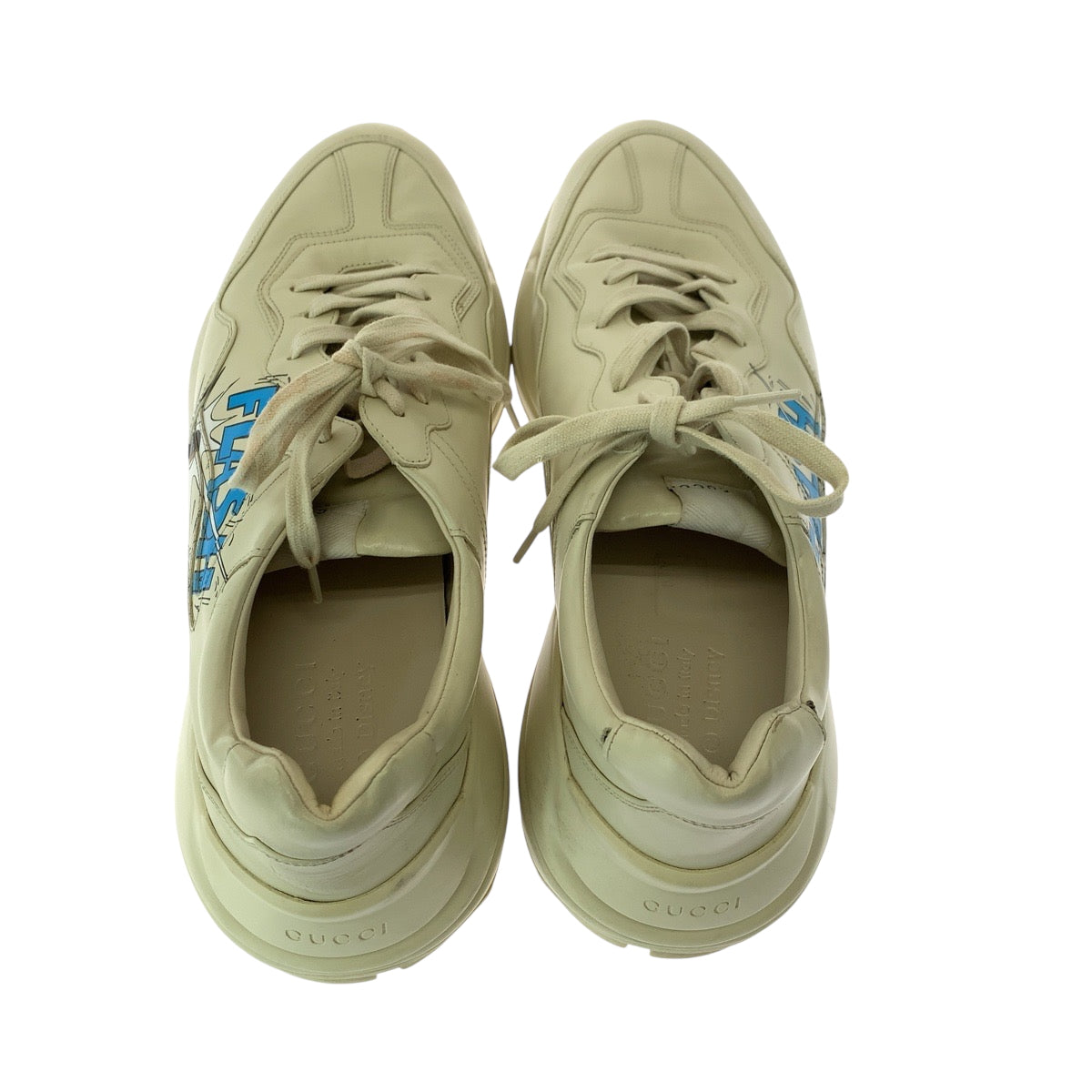 GUCCI sneakers 646509 leather White multicolor Disney collaboration Ryton 13