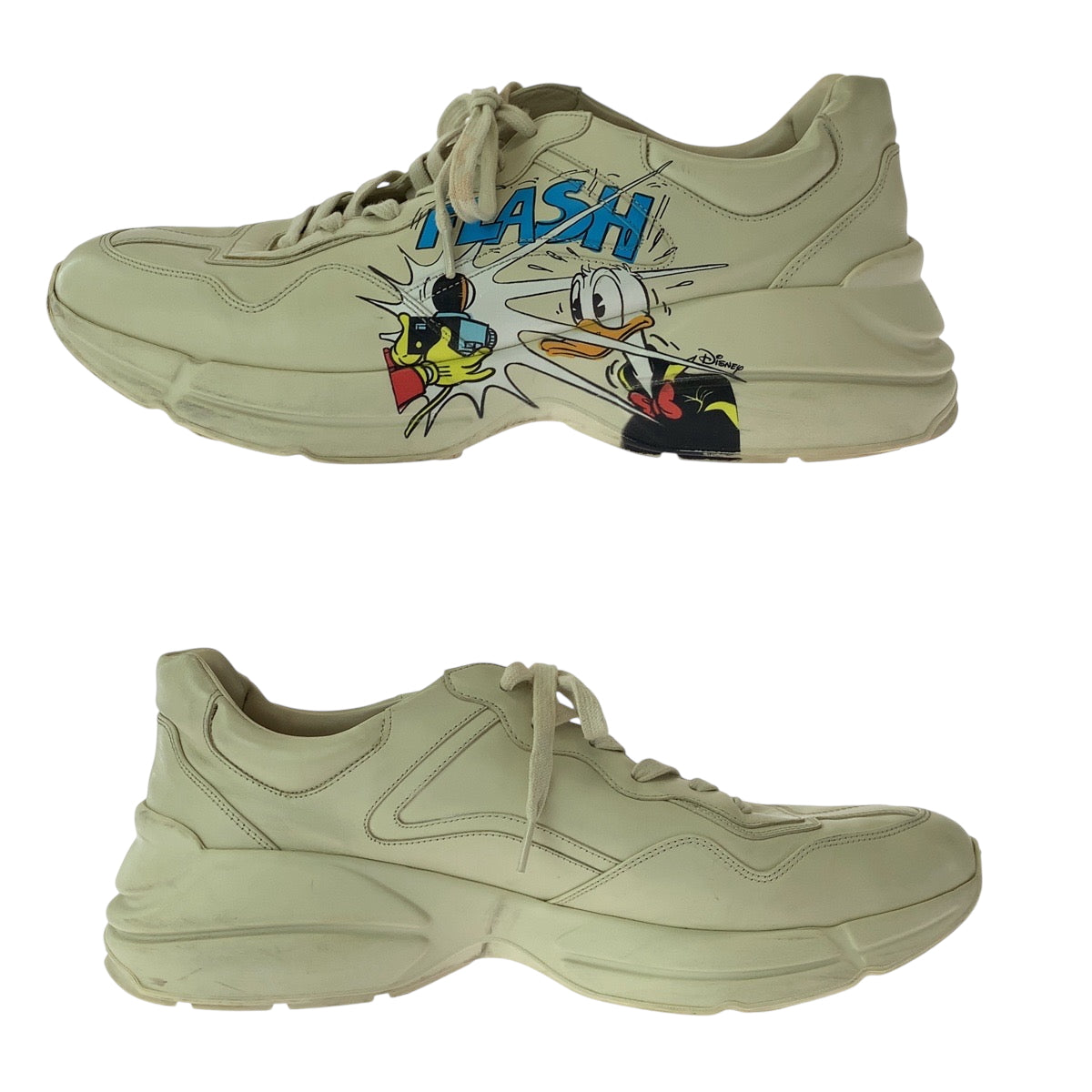 GUCCI sneakers 646509 leather White multicolor Disney collaboration Ryton 13