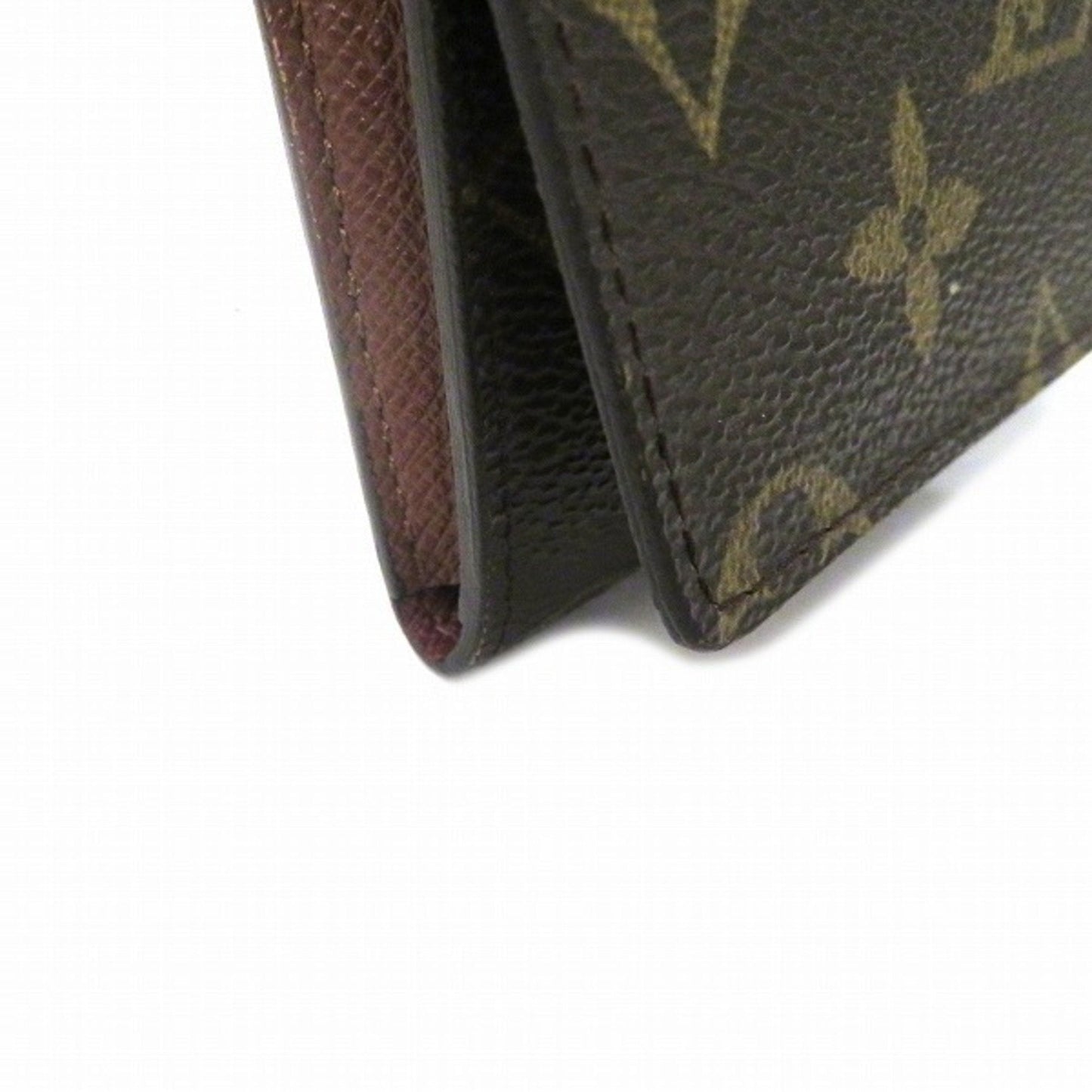 Louis Vuitton Brown Canvas Card case wallet accessories