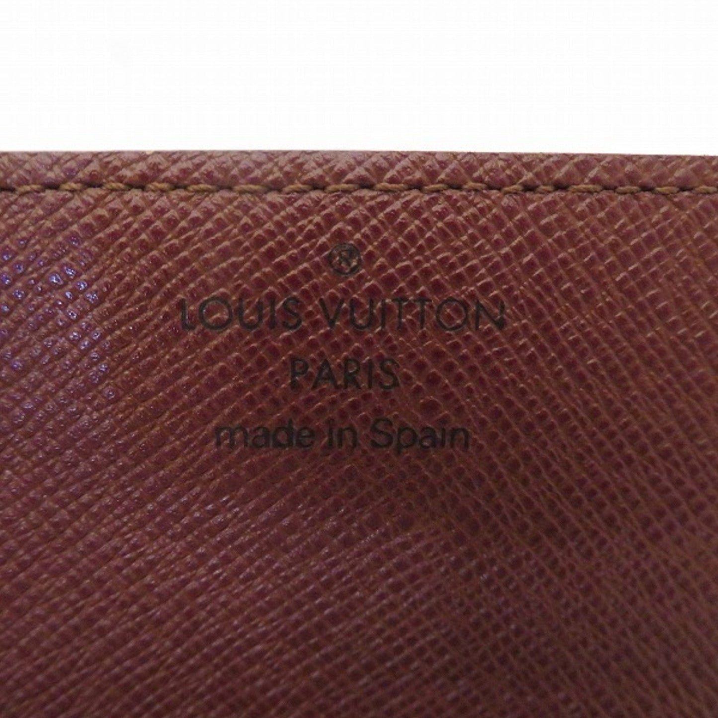 Louis Vuitton Brown Canvas Card case wallet accessories