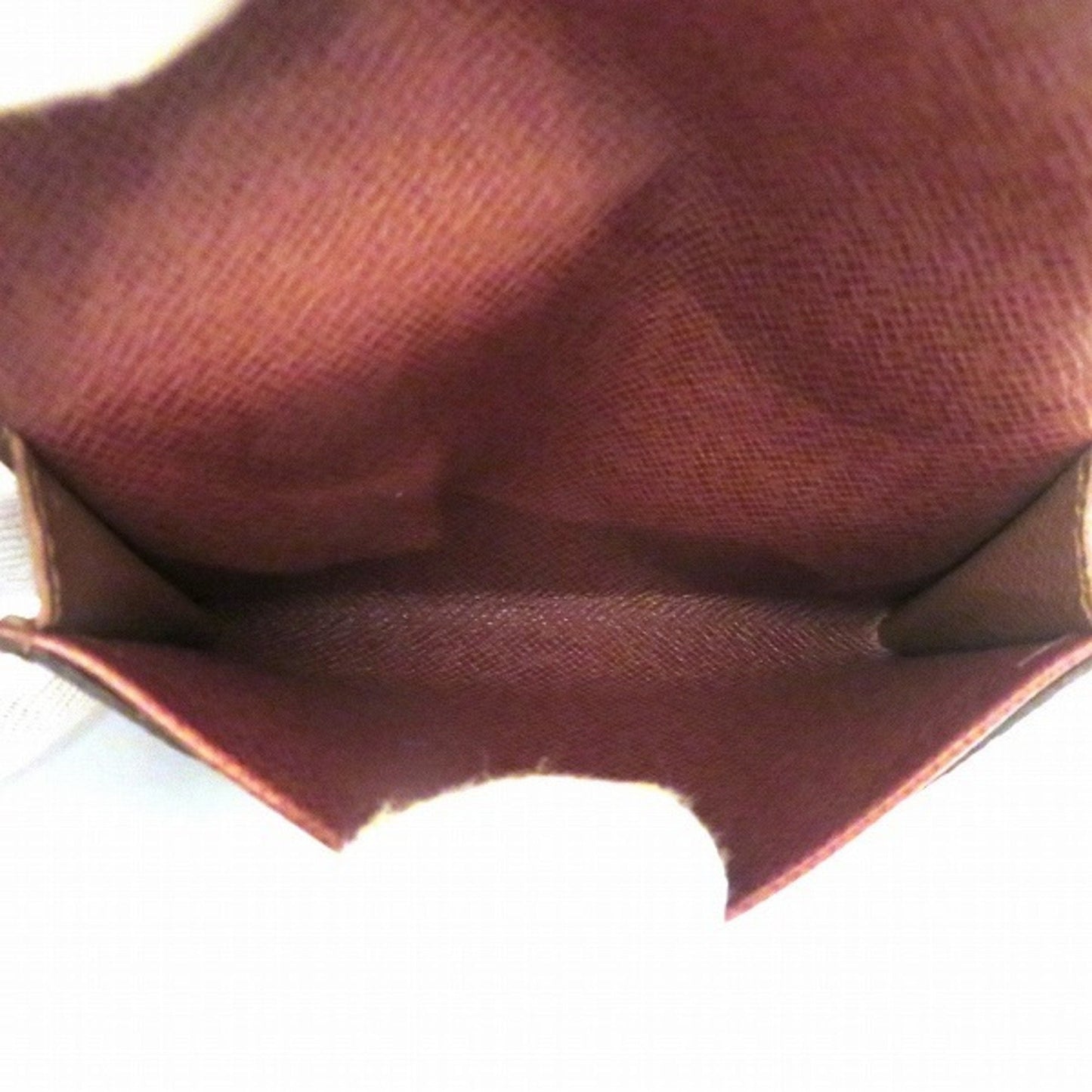 Louis Vuitton Brown Canvas Card case wallet accessories