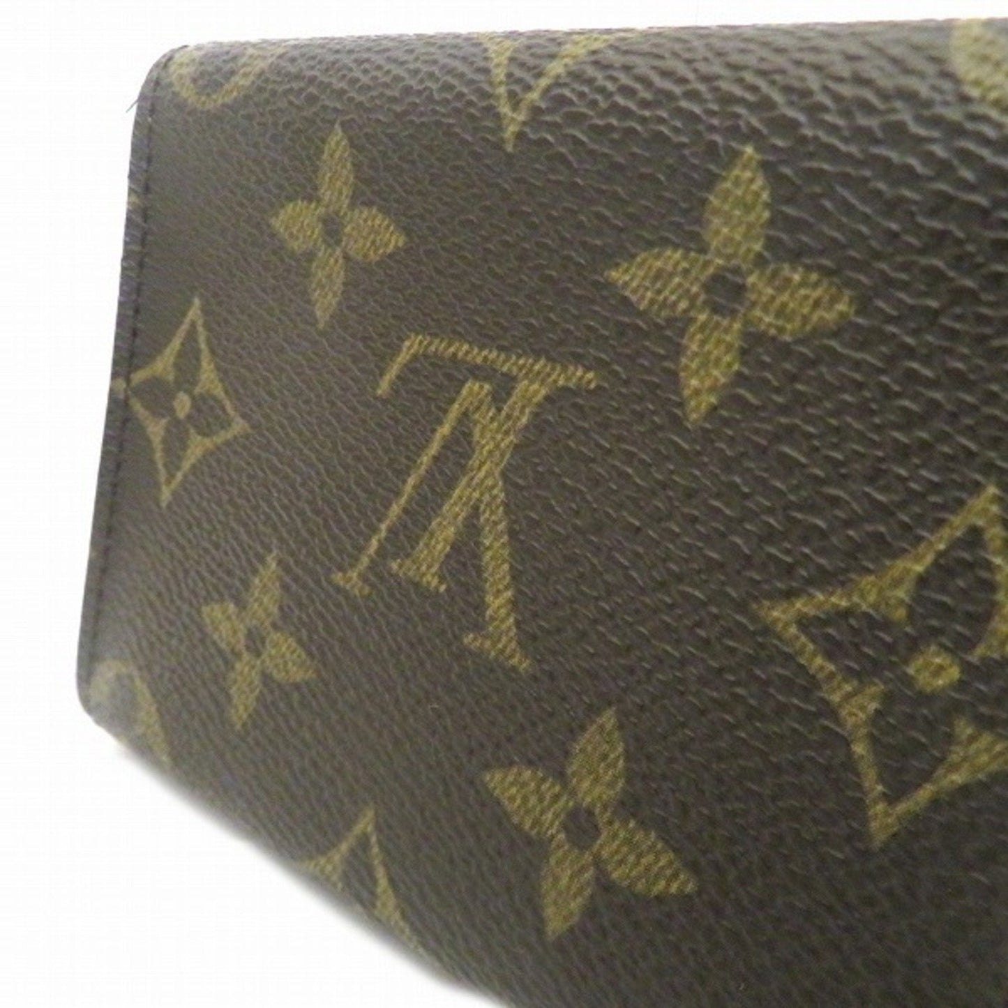 Louis Vuitton Brown Canvas Card case wallet accessories