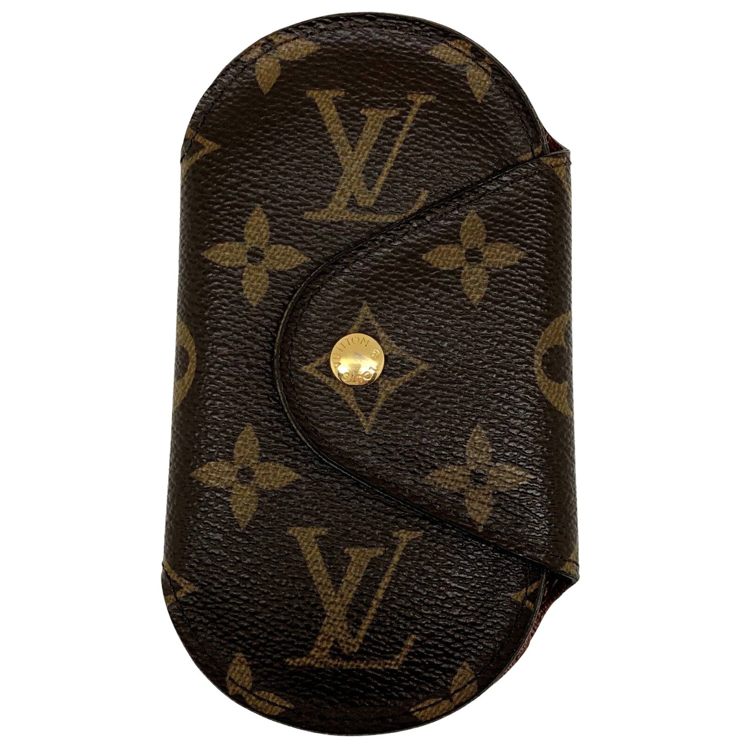 Louis Vuitton Brown Canvas Porte cles wallet accessories