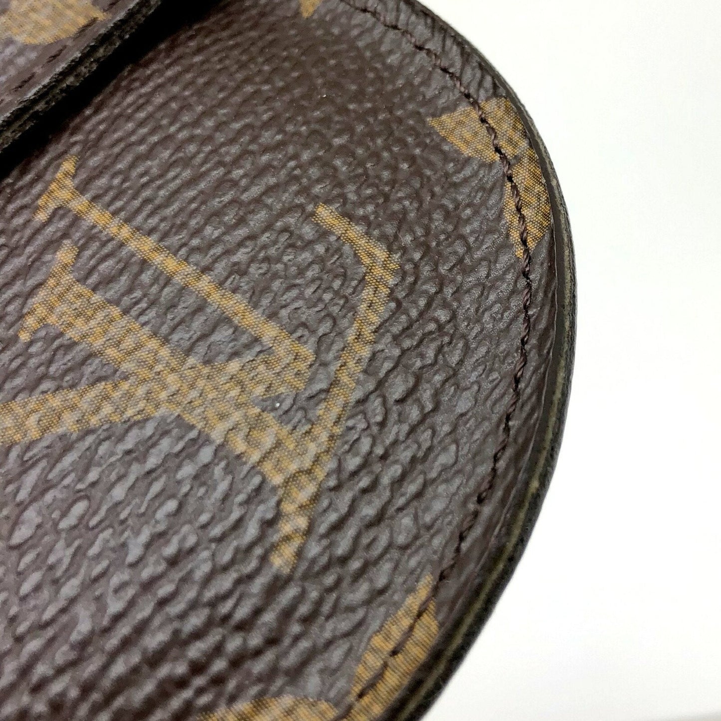 Louis Vuitton Brown Canvas Porte cles wallet accessories
