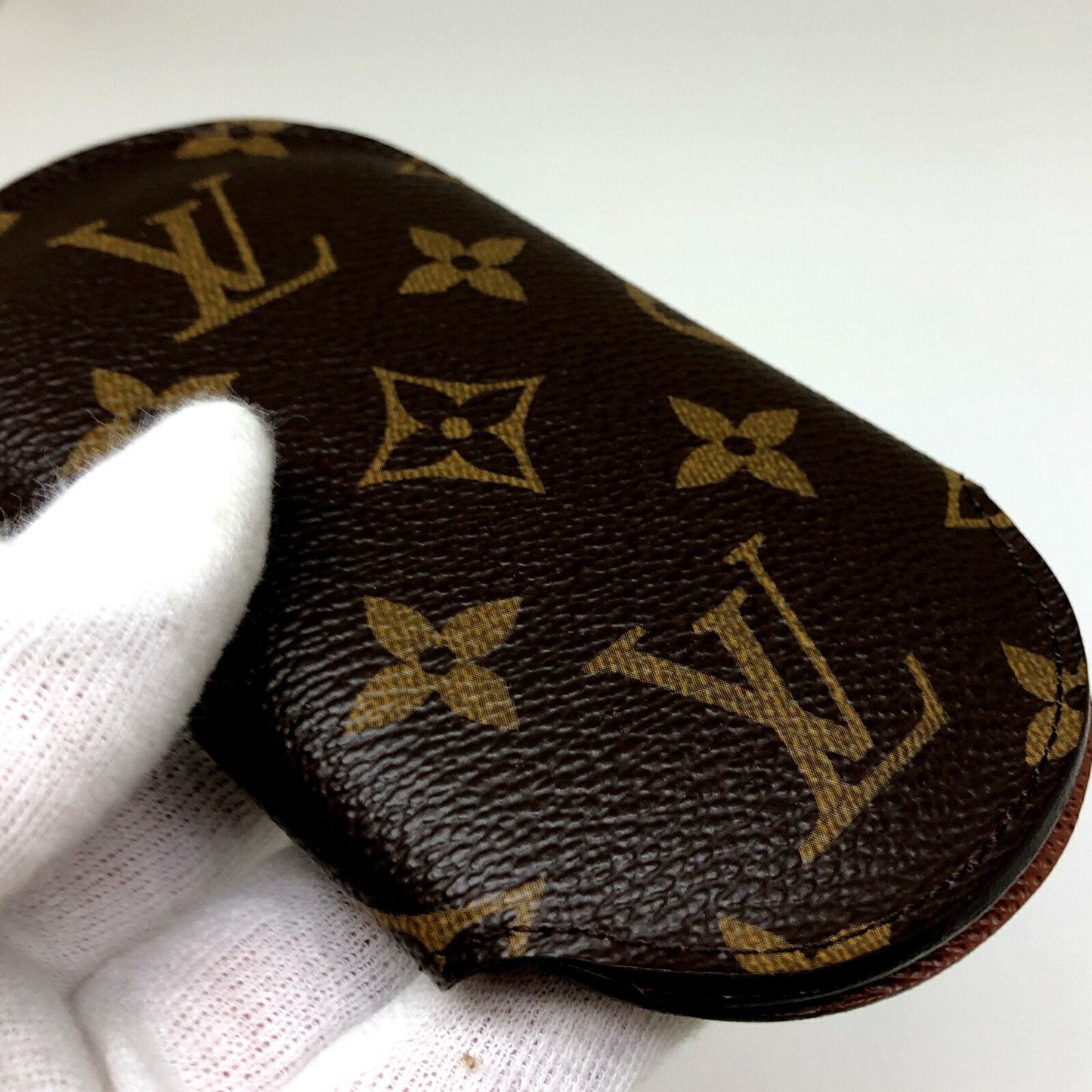 Louis Vuitton Brown Canvas Porte cles wallet accessories