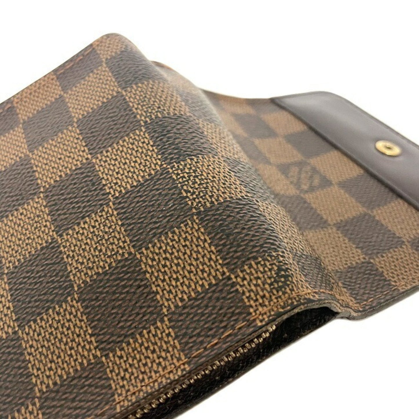 Louis Vuitton Brown Canvas  wallet accessories