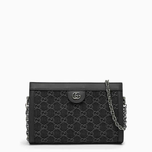 Gucci Ophidia Small Shoulder Bag Black/Grey Women