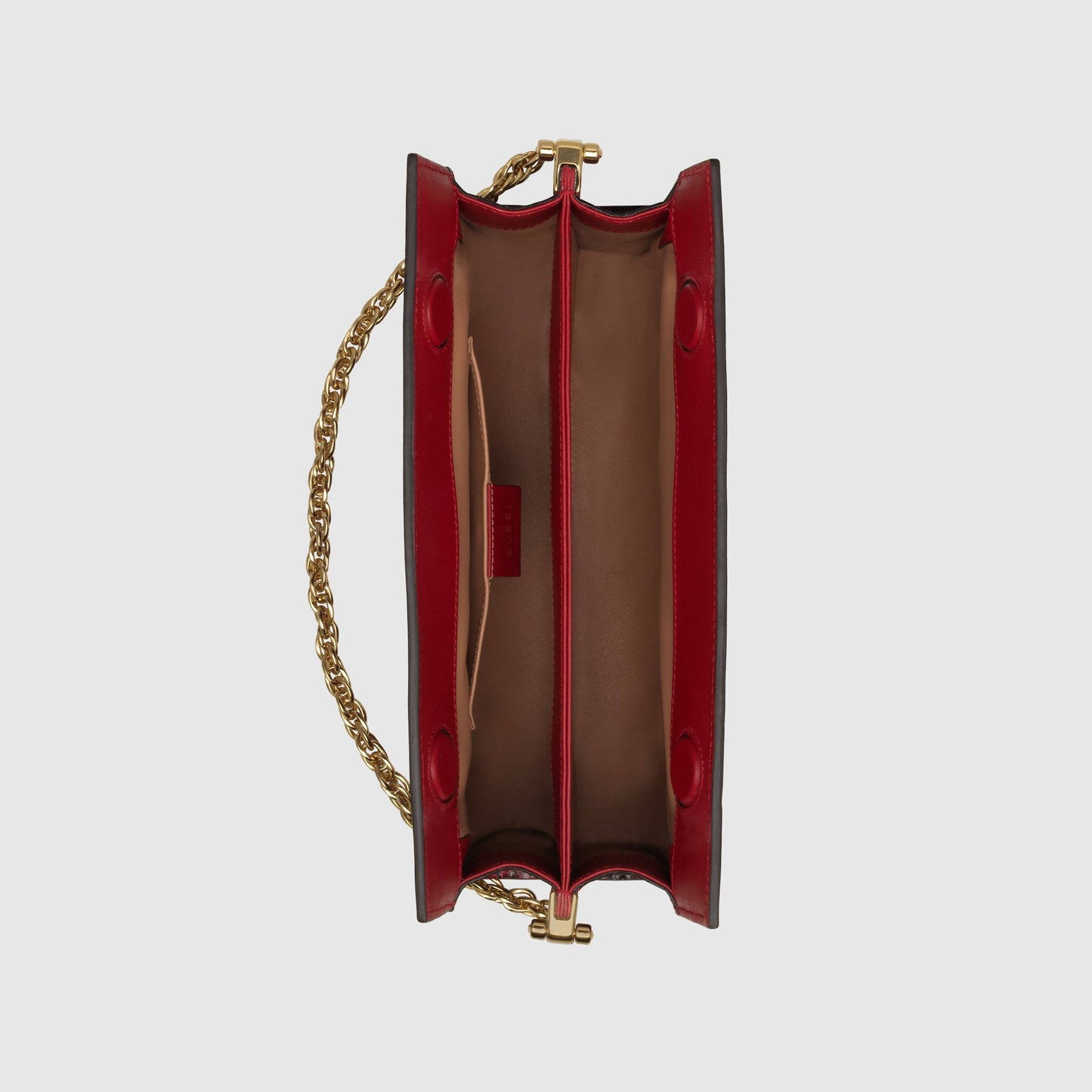 Gucci Ophidia Small Snakeskin Shoulder Bag Hibiscus Red