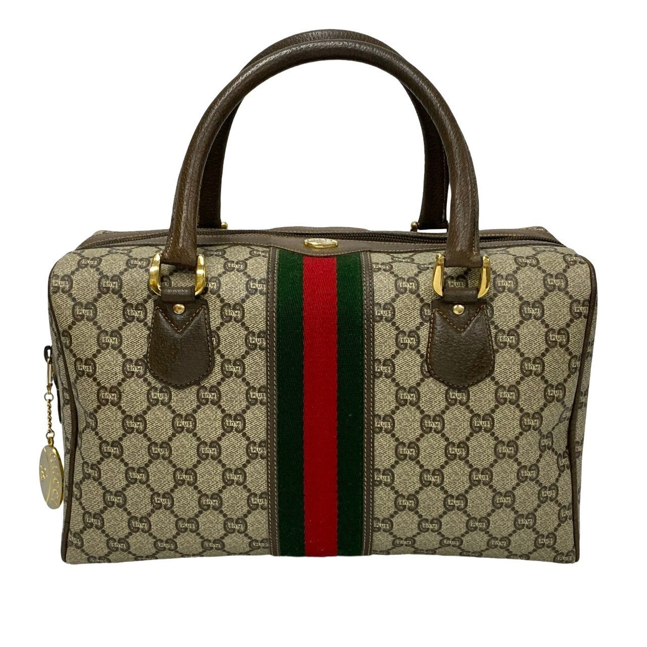 GUCCI Handbag leather Brown Sherry line