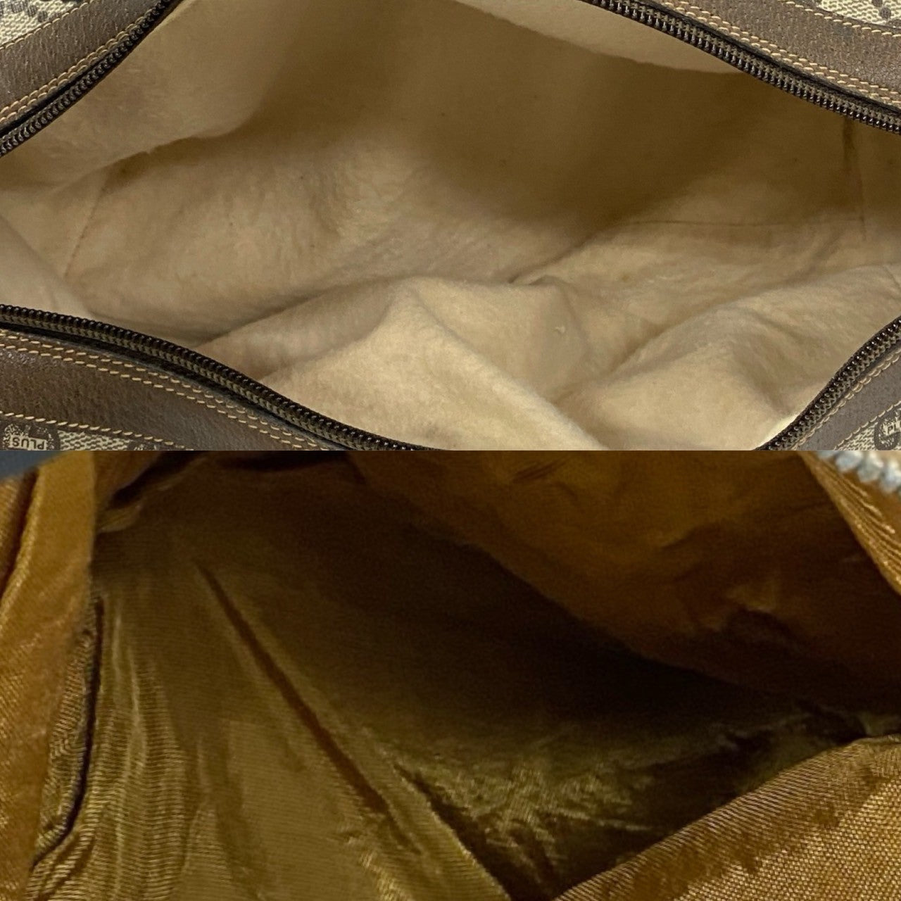 GUCCI Handbag leather Brown Sherry line