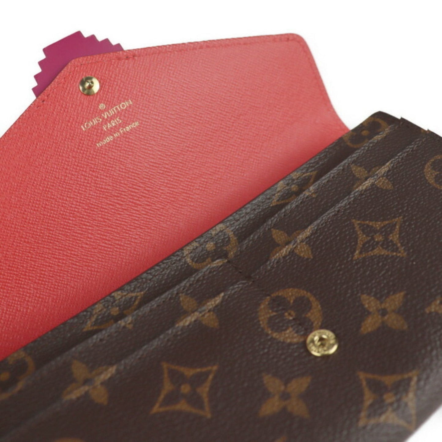Louis Vuitton Brown Leather Sarah wallet accessories