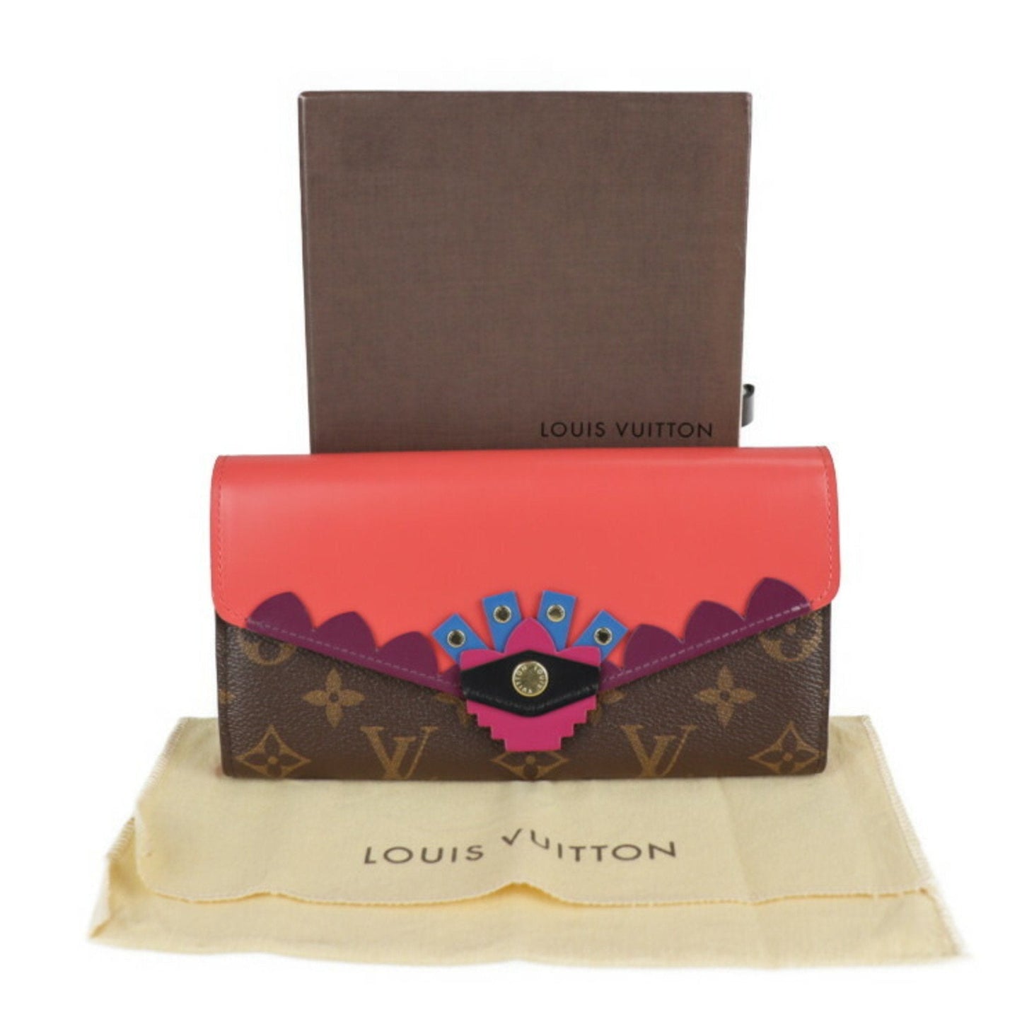 Louis Vuitton Brown Leather Sarah wallet accessories