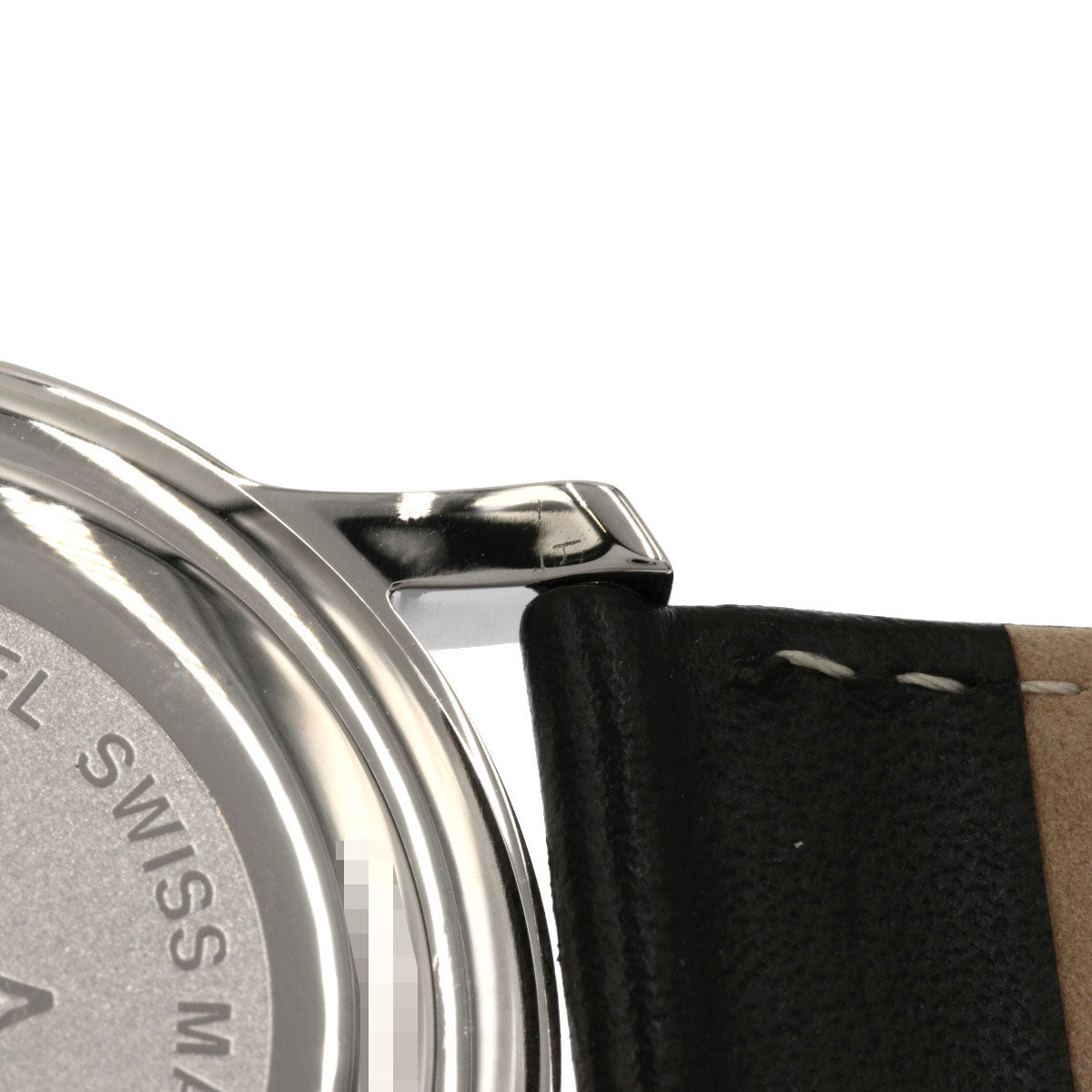 GUCCI Watches Quartz Stainless Steel, Leather black 5500M black dial mens Used
