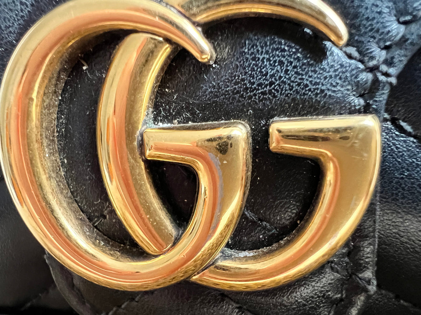 Gucci GG Black Marmont Super Mini Shoulder Bag (RRP £985)