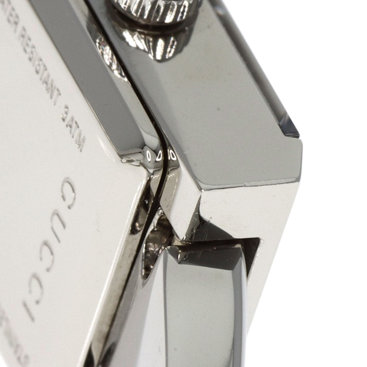GUCCI Watches Quartz 128.5 Stainless Steel , Stainless Steel Silver GG G-frame White shell dial Women Used