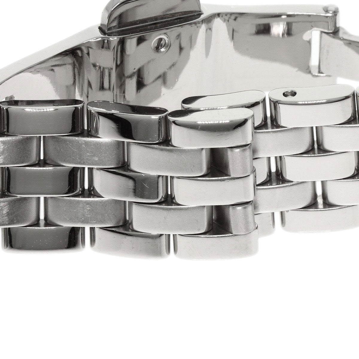GUCCI Watches Quartz 5500L Stainless Steel , Stainless Steel Silver Round face Silver dial Women Used
