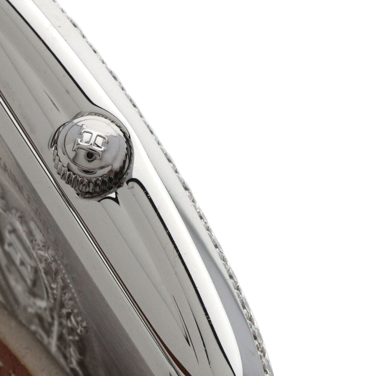 HERMES Watches Quartz CC3.730 Stainless Steel, Leather, Diamond Silver Cape Cod Chene Dunkle White shell dial Women Used