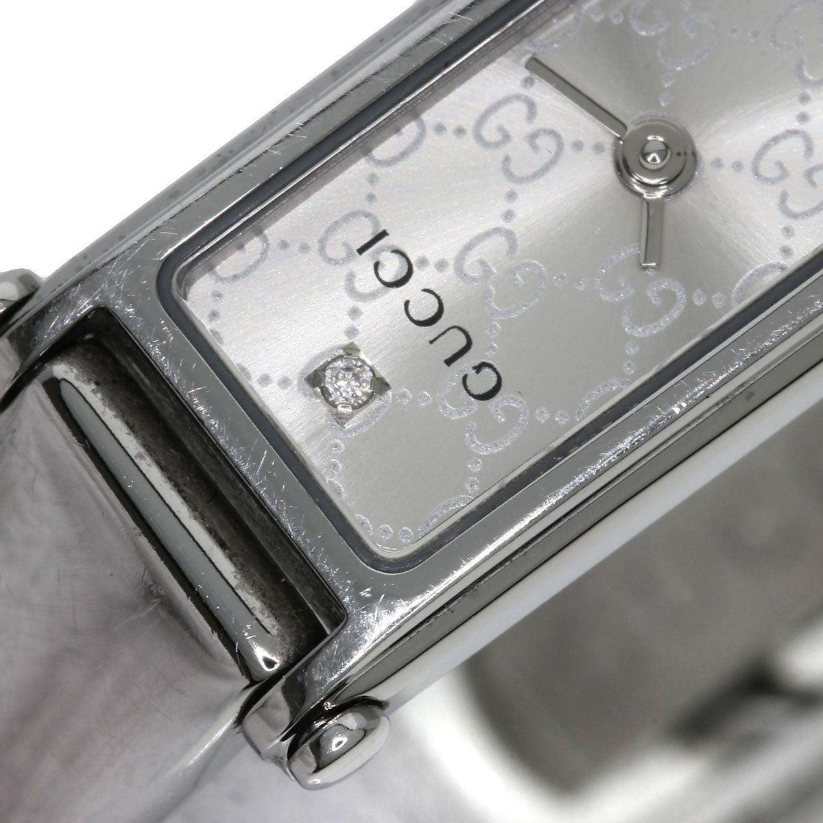 GUCCI Watches Quartz Stainless Steel Silver 1500L 1P Diamond Silver dial