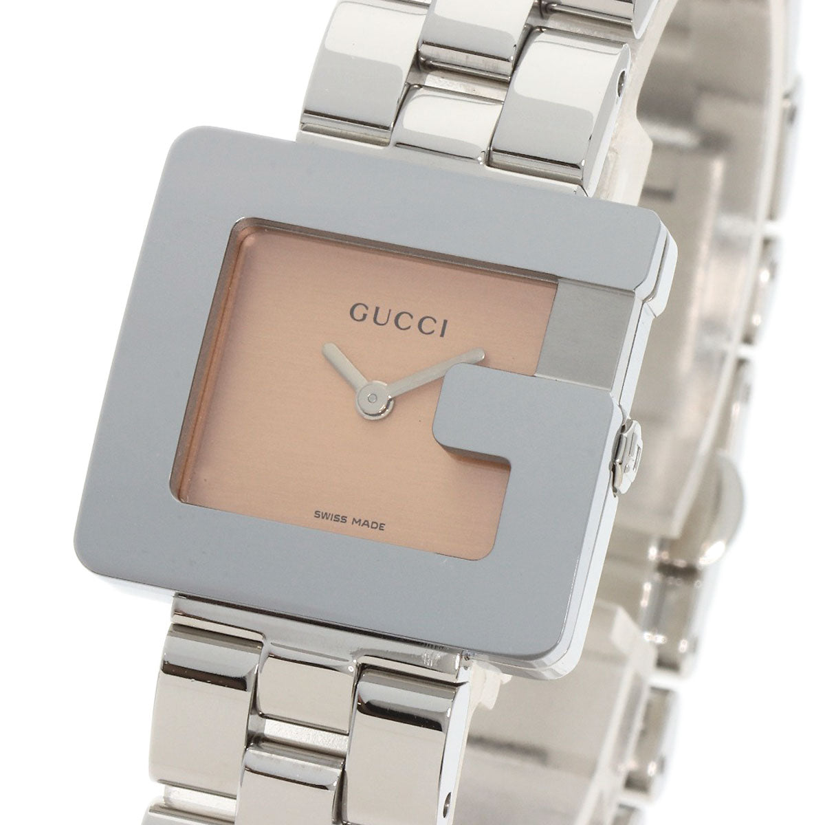 GUCCI Watches Quartz Stainless Steel , Stainless Steel Silver 3600L Orange dial Women Used
