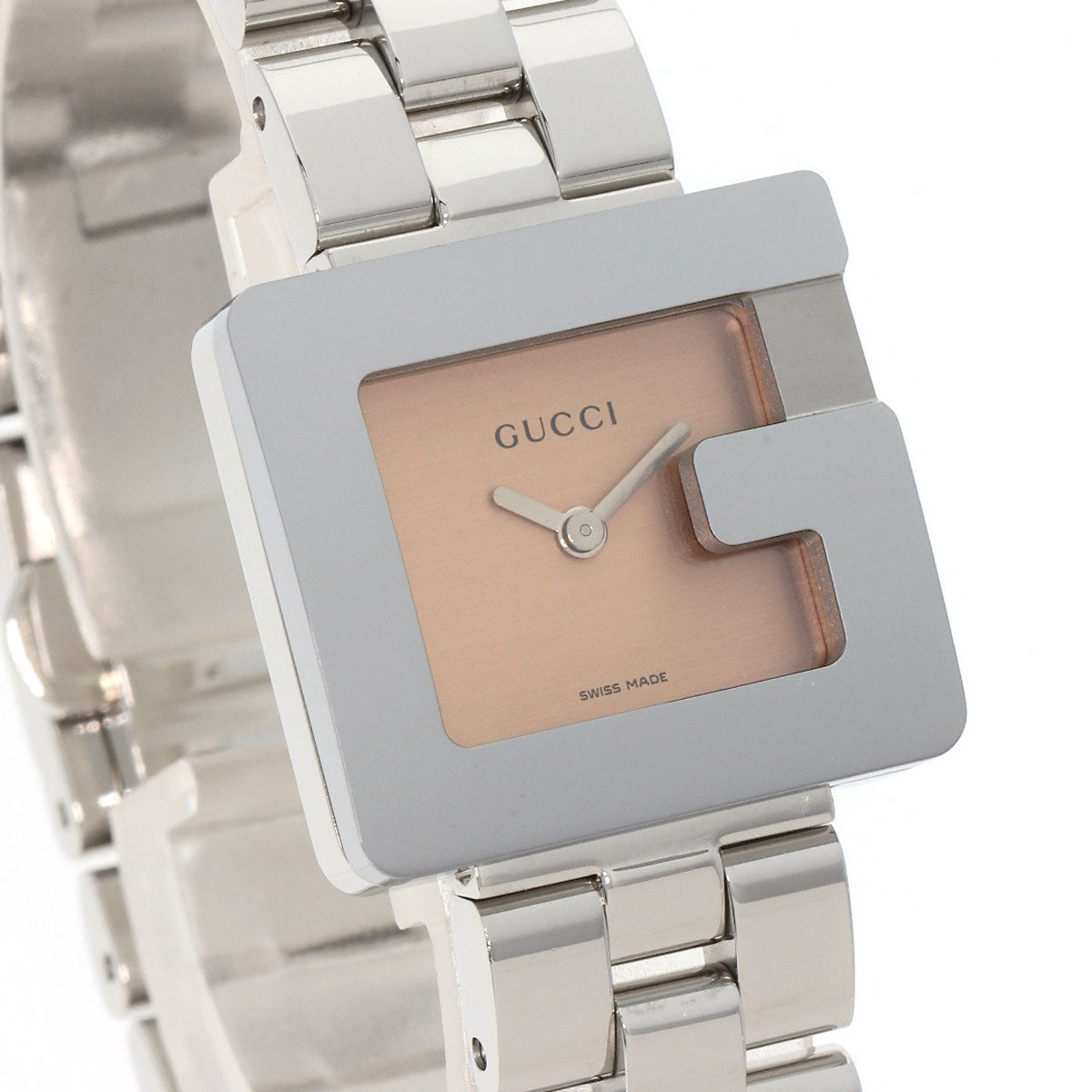 GUCCI Watches Quartz Stainless Steel , Stainless Steel Silver 3600L Orange dial Women Used