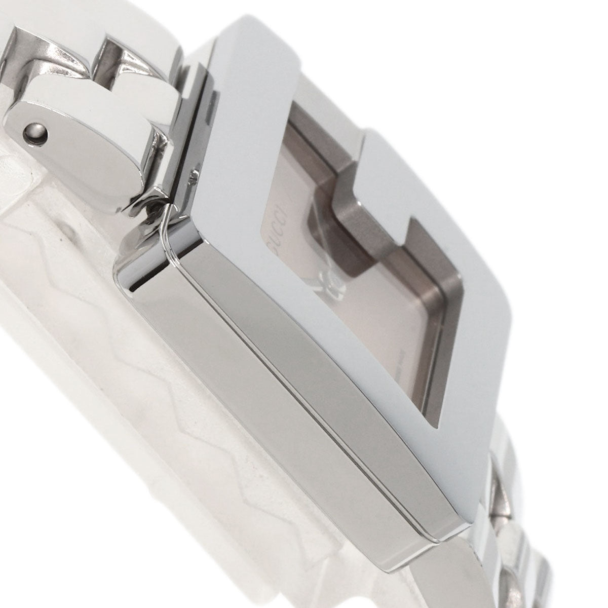 GUCCI Watches Quartz Stainless Steel , Stainless Steel Silver 3600L Orange dial Women Used