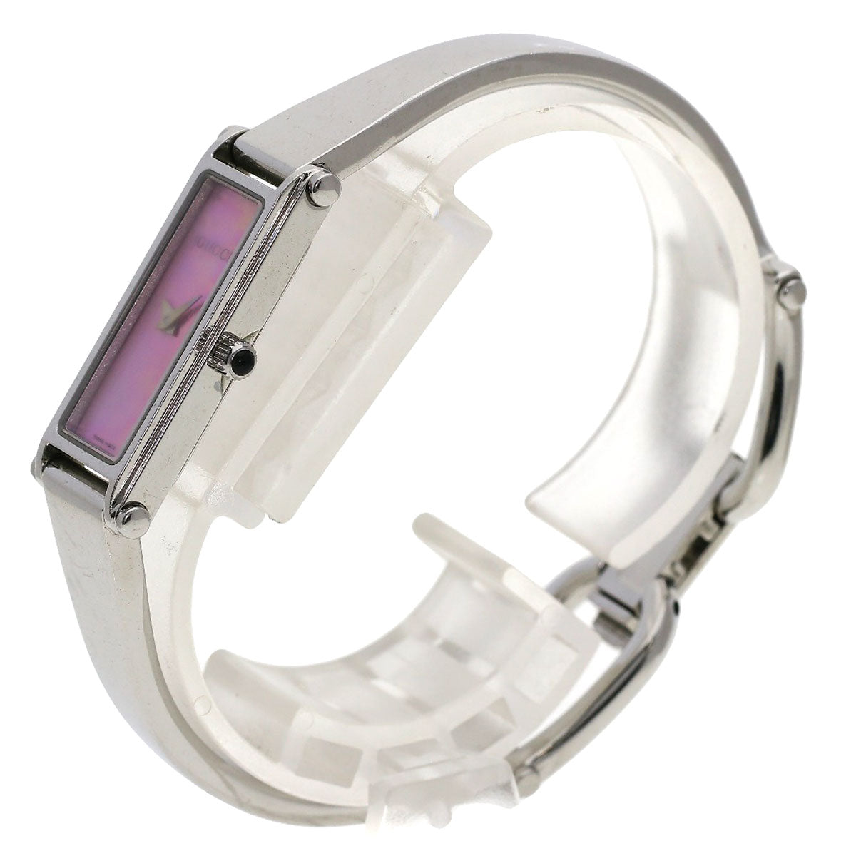 GUCCI Watches Quartz Stainless Steel Silver 1500L Pink shell dial