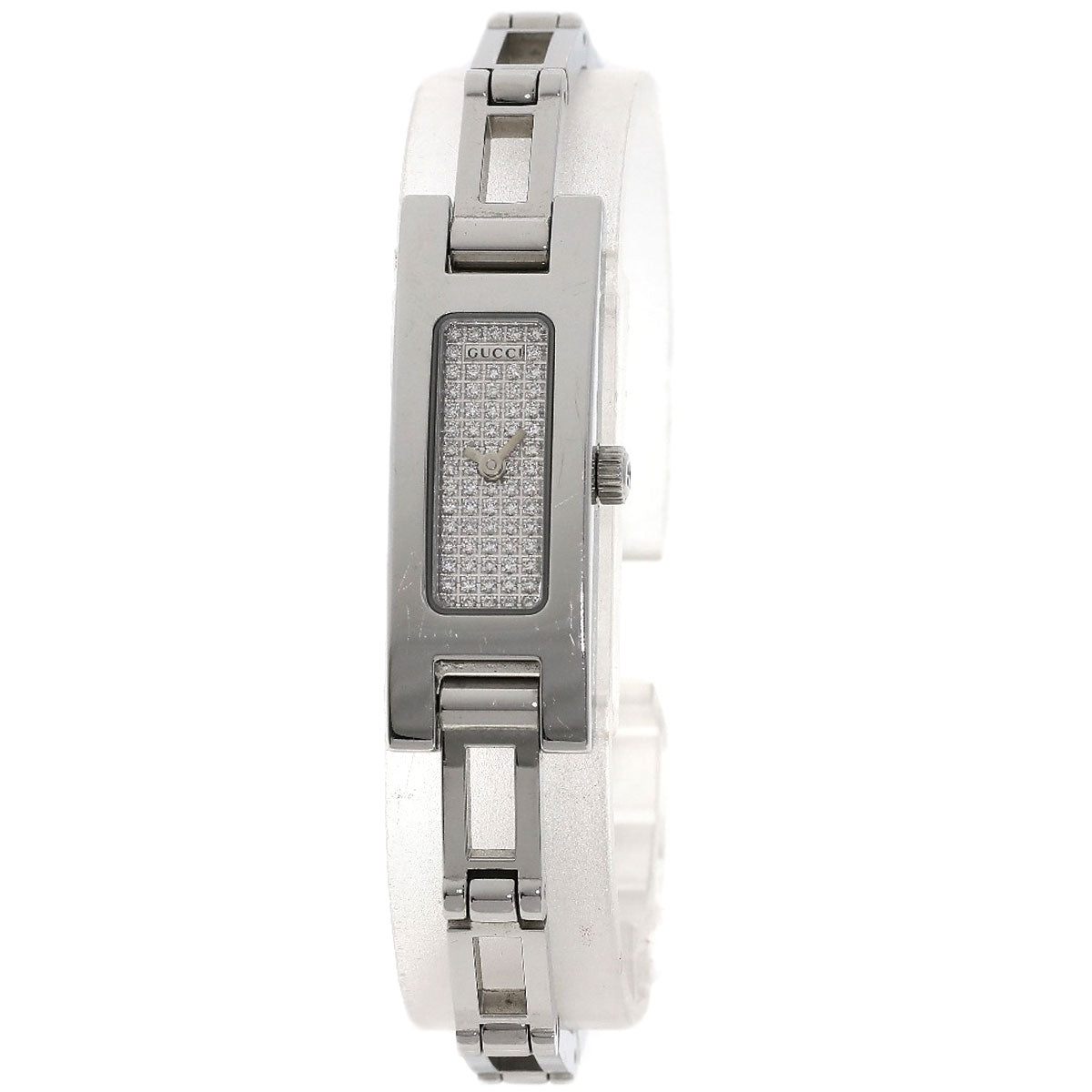 GUCCI Watches Quartz Stainless Steel Silver 3900L diamond dial