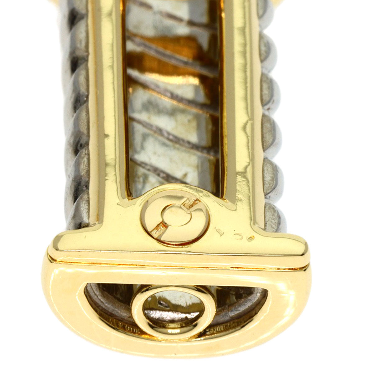 HERMES Necklace 18K Yellow Gold gold diamond
