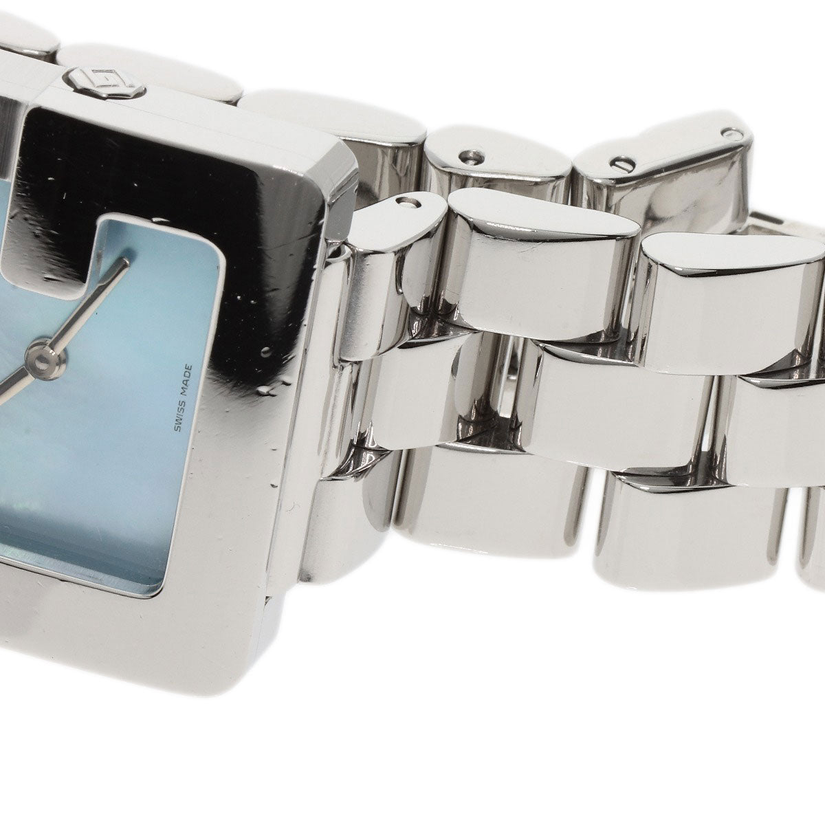GUCCI Watches Quartz 3600J Stainless Steel , Stainless Steel Silver Blue shell Blue shell dial Boys Used