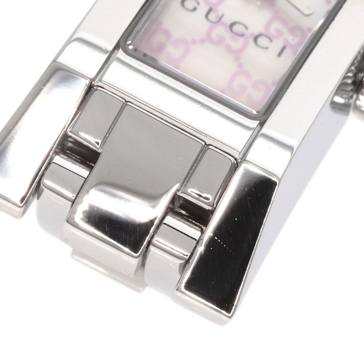 GUCCI Watches Quartz YA110 Stainless Steel , Stainless Steel Silver GG White shell dial Women Used