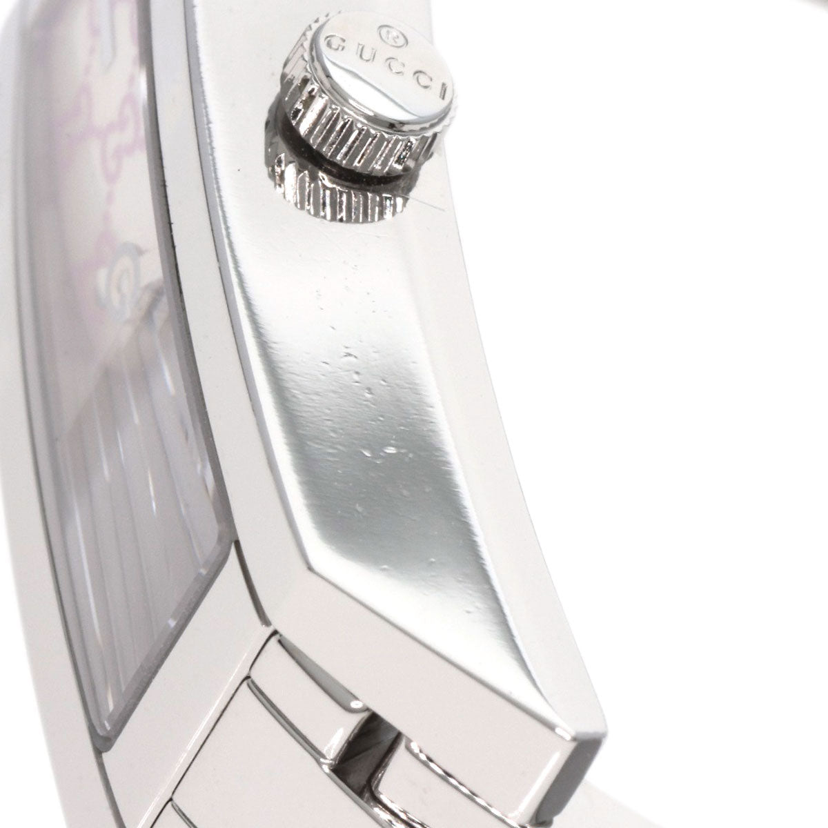 GUCCI Watches Quartz YA110 Stainless Steel , Stainless Steel Silver GG White shell dial Women Used