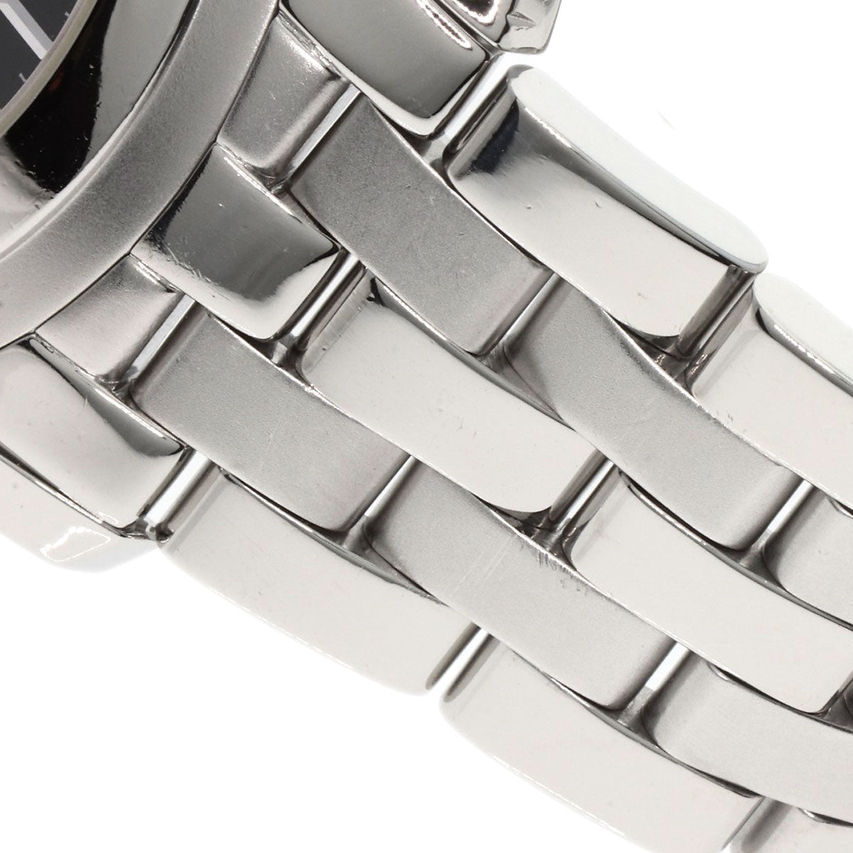 GUCCI Watches Quartz Stainless Steel , Stainless Steel Silver 5500XL black dial mens Used